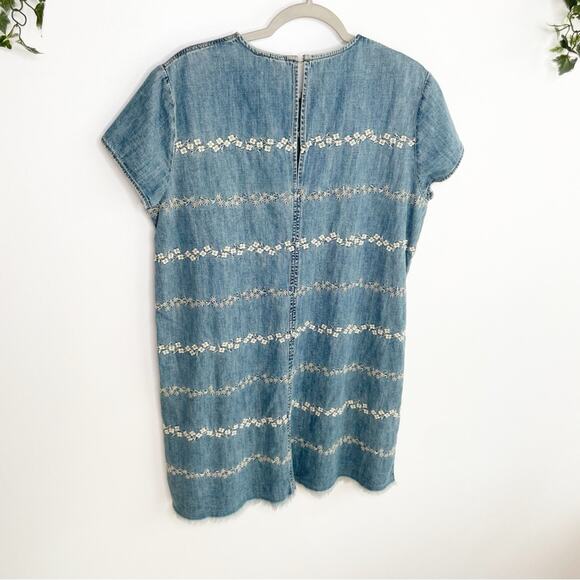 LUCKY BRAND Floral Shift Dress in Honey Grove Size XL NWT - Picture 9 of 11